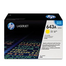 Cartouche de toner HP 643A jaune