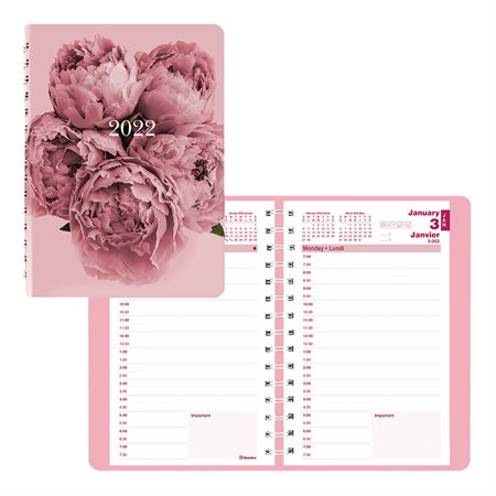 Pink Daisy Daily Diary (2025)