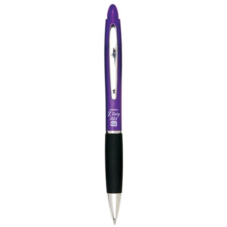 Stylos à encre gel rétractable Z-Grip Max violet