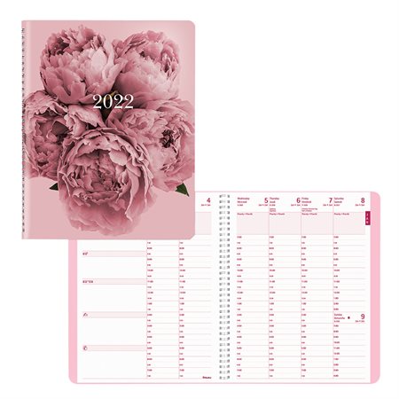 Pink Daisy Weekly Diary (2025)