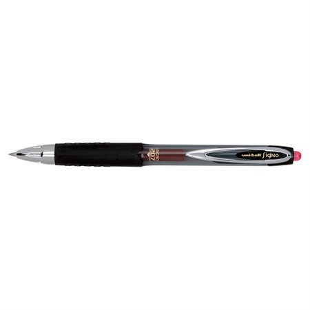 Super Ink Rolling Retractable Ballpoint Pens 0.5 mm red