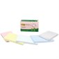 Feuillets plus écologiques Post-it® - collection doux soupçons 3 x 5 po bloc de 100 feuillets (pqt 5)