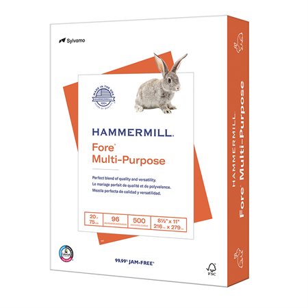Papier à usages multiples Fore® MP 20 lb lettre