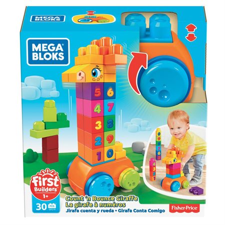 MEGA BLOKS LA GIRAFE A NUMERO