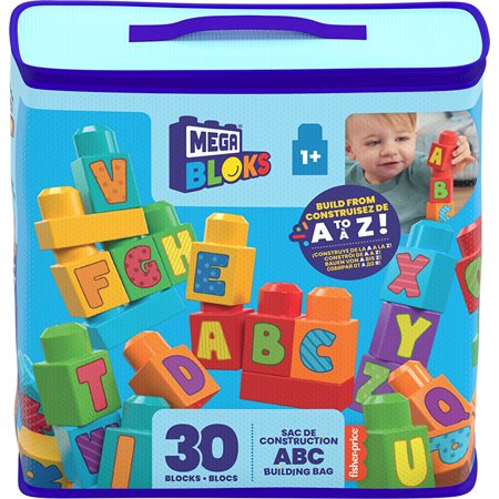 Mega Bloks - Sac de construction ABC 30 blocs