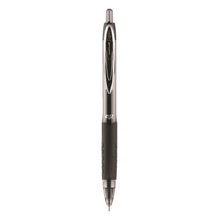 Super Ink Rolling Retractable Ballpoint Pens 0.7 mm needle point black