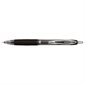 Super Ink Rolling Retractable Ballpoint Pens 0.7 mm needle point black