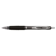 Super Ink Rolling Retractable Ballpoint Pens 0.7 mm needle point black