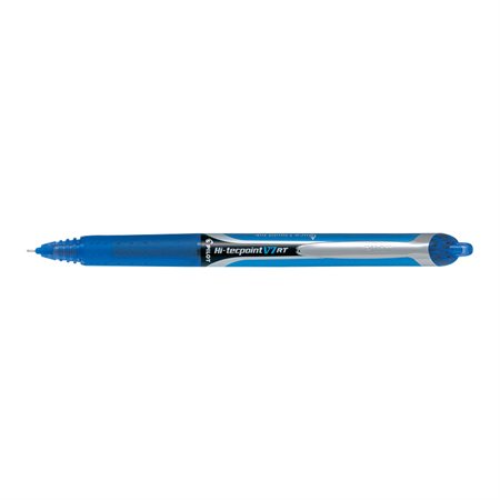 Stylos à bille roulante rétractable Hi-Tecpoint RT 0,7 mm bleu