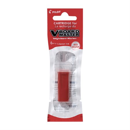 V Board Master Dry Erase Marker Ink Cartridge red