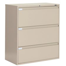 Classeurs latéraux Fileworks® 9300 Plus 3 tiroirs beige