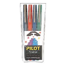 Marqueur permanent Fineliner Paquet de 4 couleurs variées