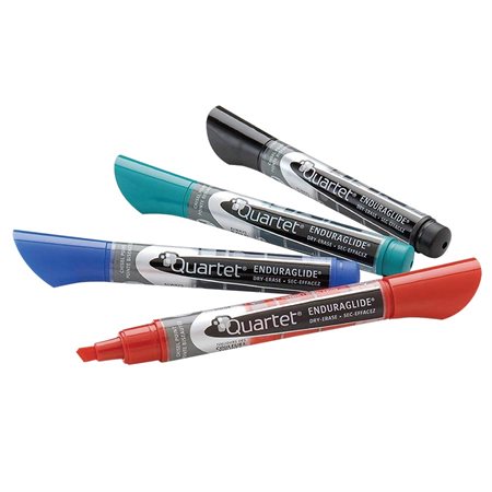 EnduraGlide® Dry-Erase Whiteboard Marker Package of 4 assorted