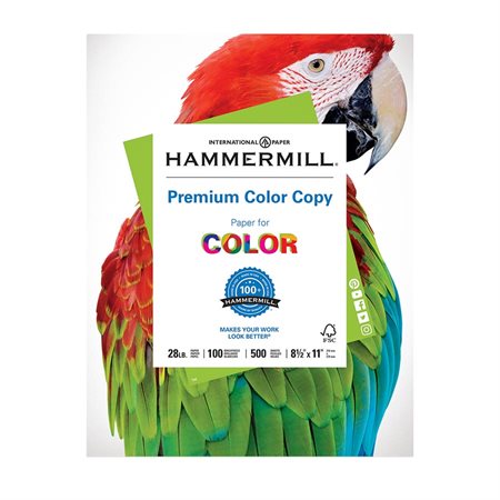 Papier Hammermill Color Copy Digital 28 lb Paquet de 500. lettre - 8-1 / 2 x 11 po