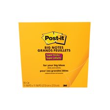 Post-it® Self-Adhesive Big Notes orange