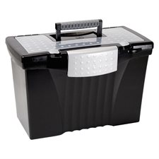 Portable File Box black