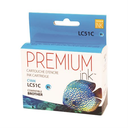 Compatible Ink Jet Cartridge (Alternative to Brother LC51) cyan