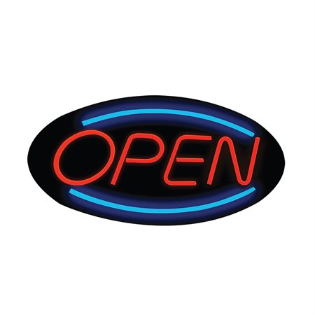 LED Light sign open