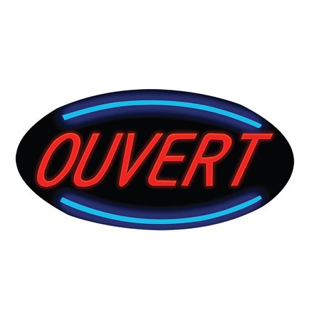 LED Light sign ouvert