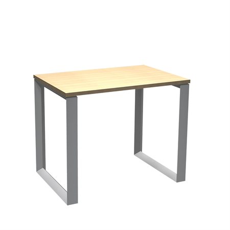 Innovations Contemporary Desk with Loop Legs Hardrock Maple finish