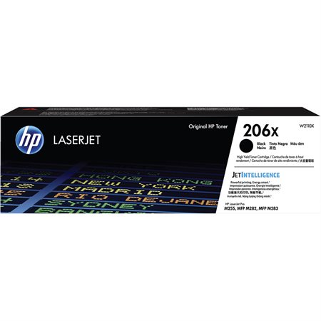 Cartouche de toner à haut rendement HP 206X noir