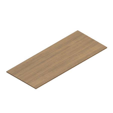 Plateau de mélamine pour base ajustable en hauteur 24 x 60 po. cerisier d'hiver