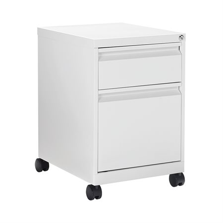 Metal Mobile FIle Cabinet white