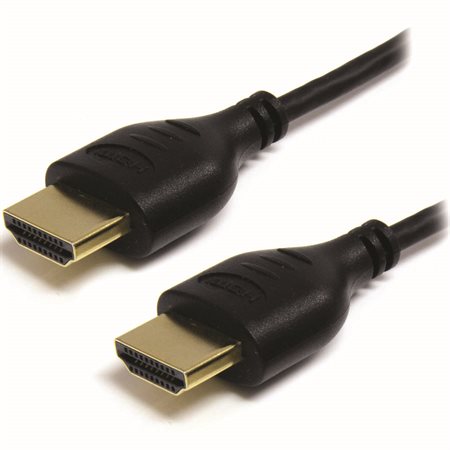 Câble HDMI haute vitesse 6 pieds (mince)