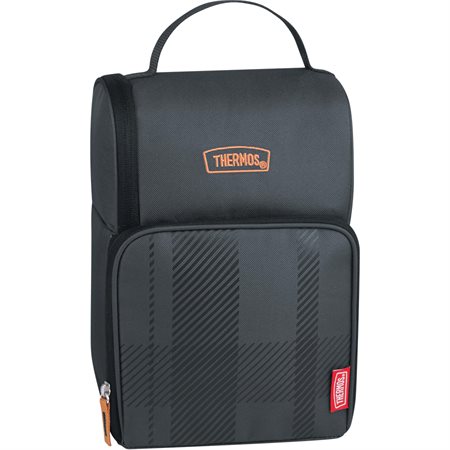 Dual Plaid Lunch Box charcoal