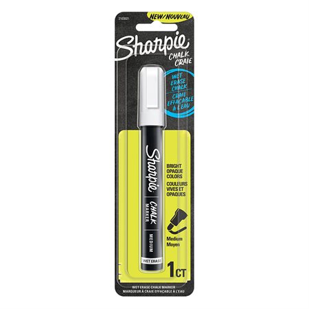 Marqueur à craie Sharpie® à l'unité blanc