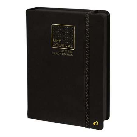 Carnet Life Journal Dots édition noir