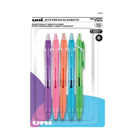 Jetstream Elements Ballpoint Pens Pack of 5