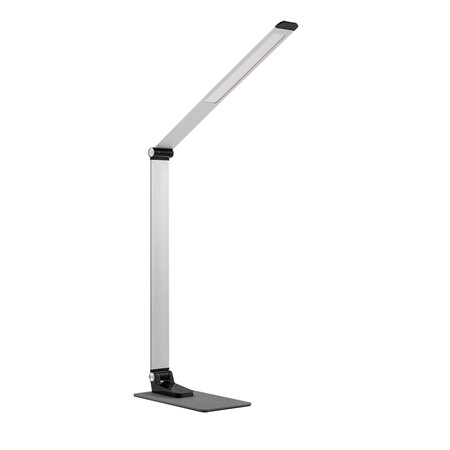 Lampe de bureau LED multifonctionnelle et pliable argent