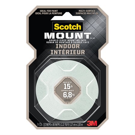 Mount™ Indoor Mounting Tape 1 / 2 x 80 in.