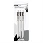 One Retractable Gel Pens Package of 3 black ink
