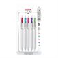 One stylos gel rétractable Paquet de 5 couleurs assorties