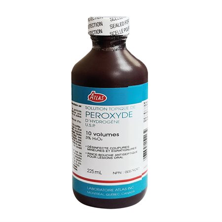 Peroxyde d’hydrogène à 3 % 225 ml