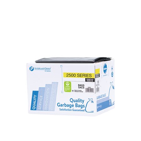 2500 Series Industrial Garbage Bags 30 x 38 in box of 125