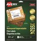 Rectangle Waterproof Film Labels