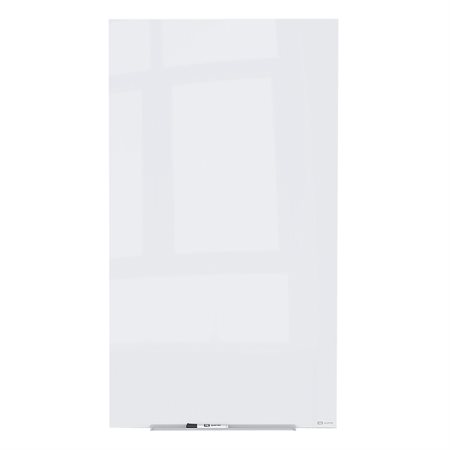 InvisaMount™ Vertical Glass Dry-Erase Board 28 x 50 in.