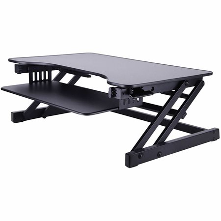 Height Adjustable Standing Desk Converter black