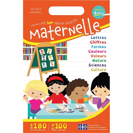 Ma nouvelle super tablette d'activités (maternelle) Tome 2 4 ans+