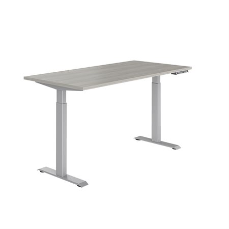 Ionic Adjustable Table 60 x 30 in. noce grigio