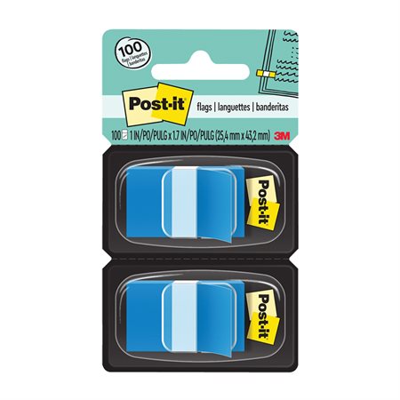 Languettes Post-It® bleu