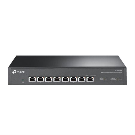 Commutateur 8 ports 10G| Support de bureau / rack