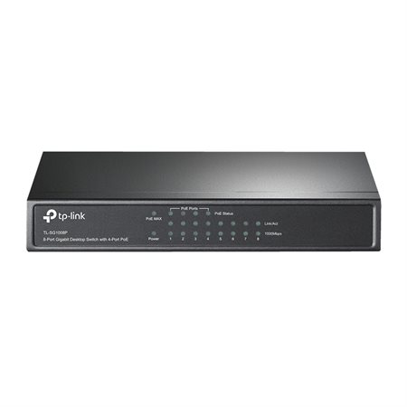 8-Port Gigabit Desktop Switch with 4-Port PoE