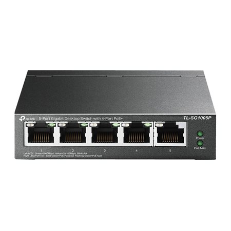 5-Port Gigabit Desktop Switch with 4-Port PoE+