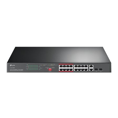 150W 16-Port PoE+ Switch