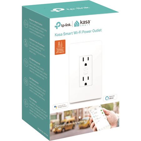Prise Wi-Fi murale intelligente Kasa Smart