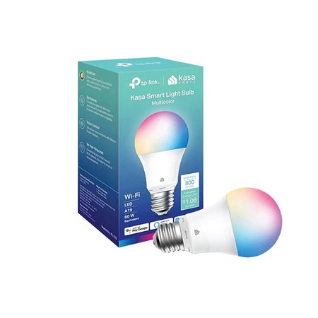 Multicolor Kasa Smart Light Bulb sold by each